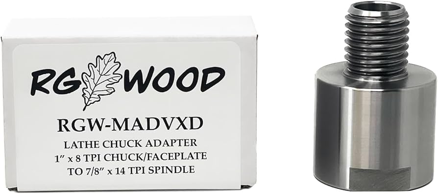 RGWOOD Lathe Chuck Faceplate Adapter for 7/8